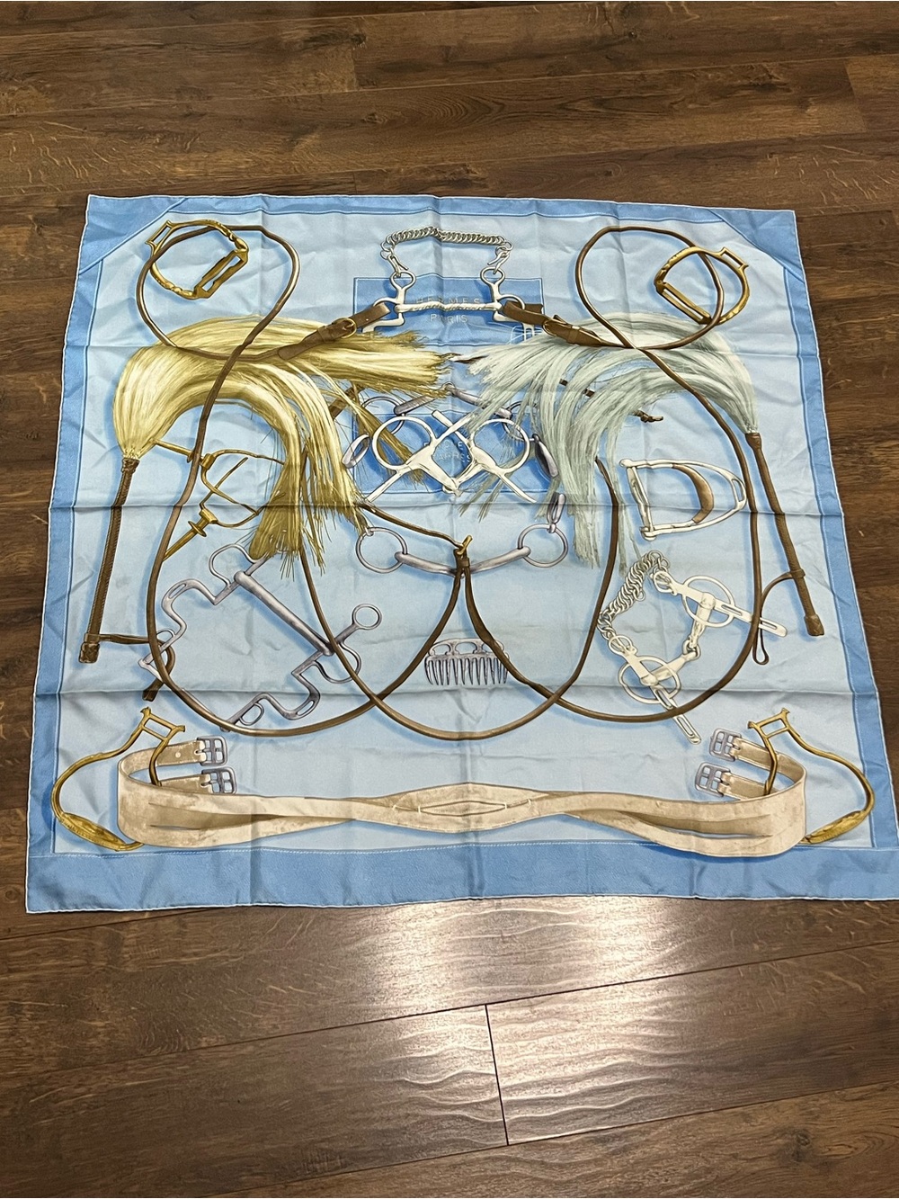 Hermès Projets Carrés Silk Twill Scarf